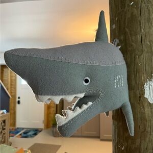 Target Gray Plush Shark Wall Mount